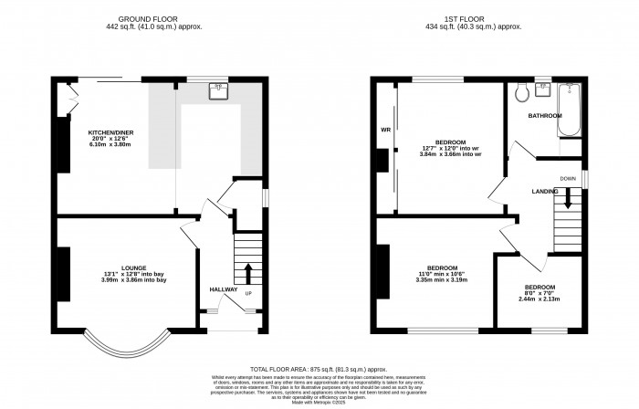 Floorplan for Washingborough Road, Heighington, Lincoln
