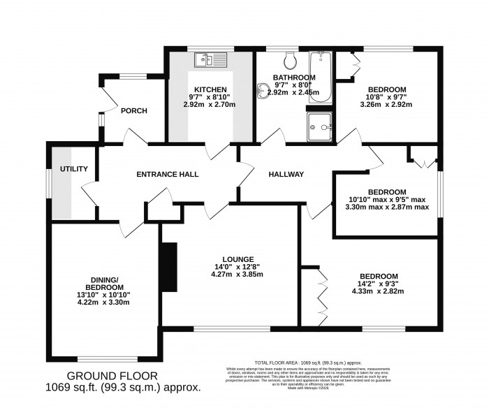 Floorplan for Buslingthorpe Road, Market Rasen