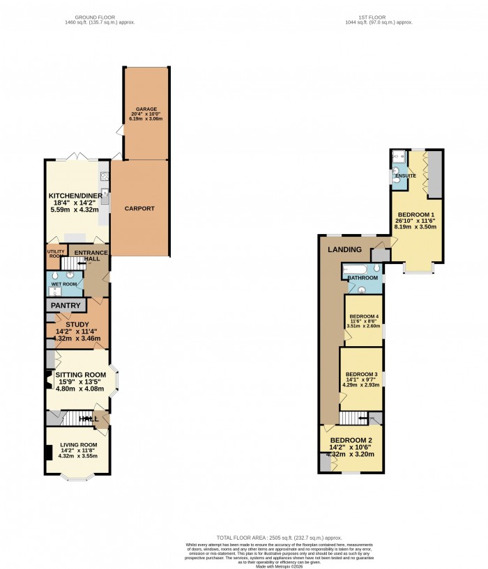 Floorplan for Newark Road, North Hykeham, Lincoln