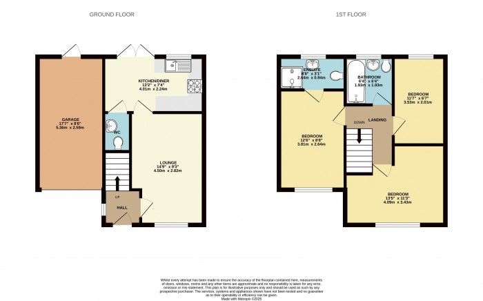 Floorplan for Neptune Court, Scunthorpe