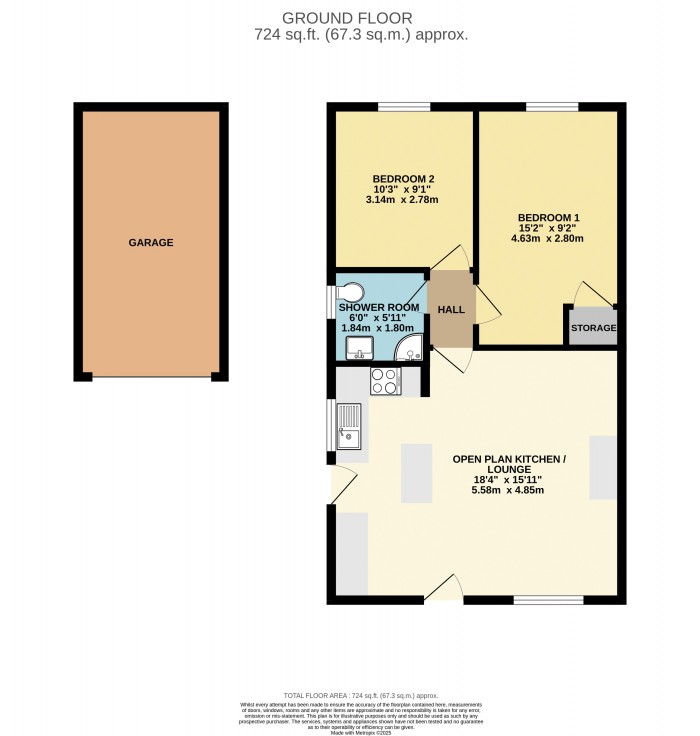 Floorplan for Broadway, North Hykeham, Lincoln