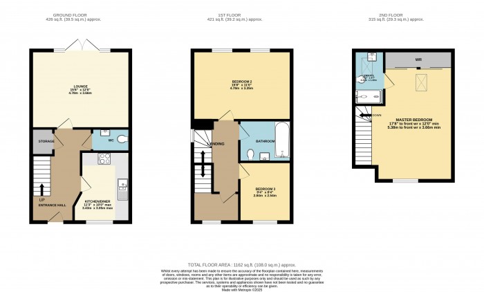 Floorplan for Easom Way, Branston, Lincoln
