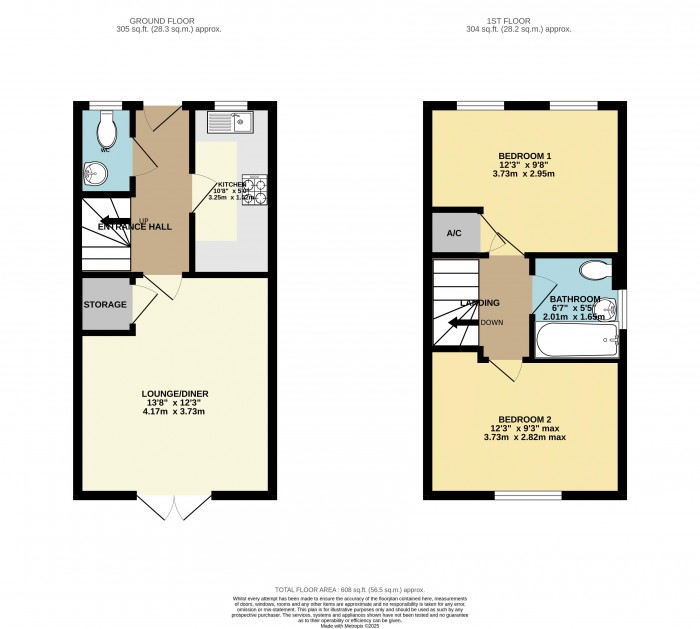 Floorplan for Nero Way, North Hykeham, Lincoln