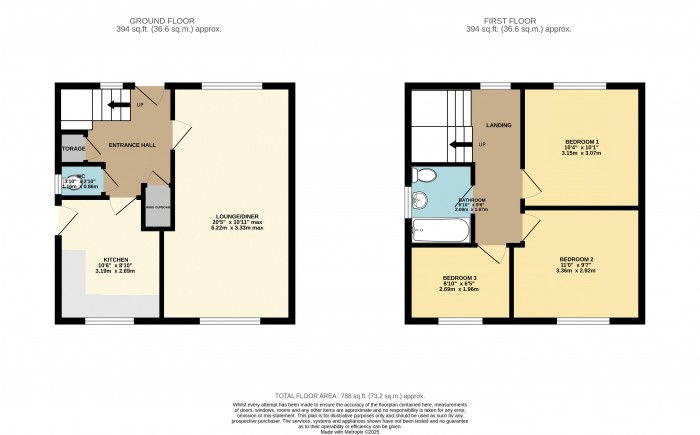Floorplan for Willowfield Avenue, Nettleham, Lincoln