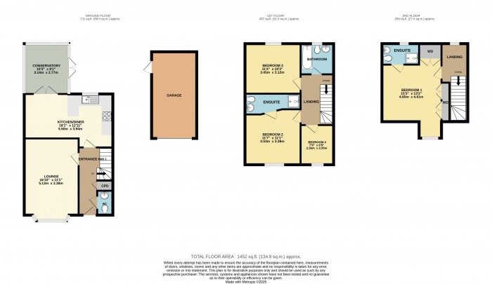 Floorplan for Minerva Way, North Hykeham, Lincoln