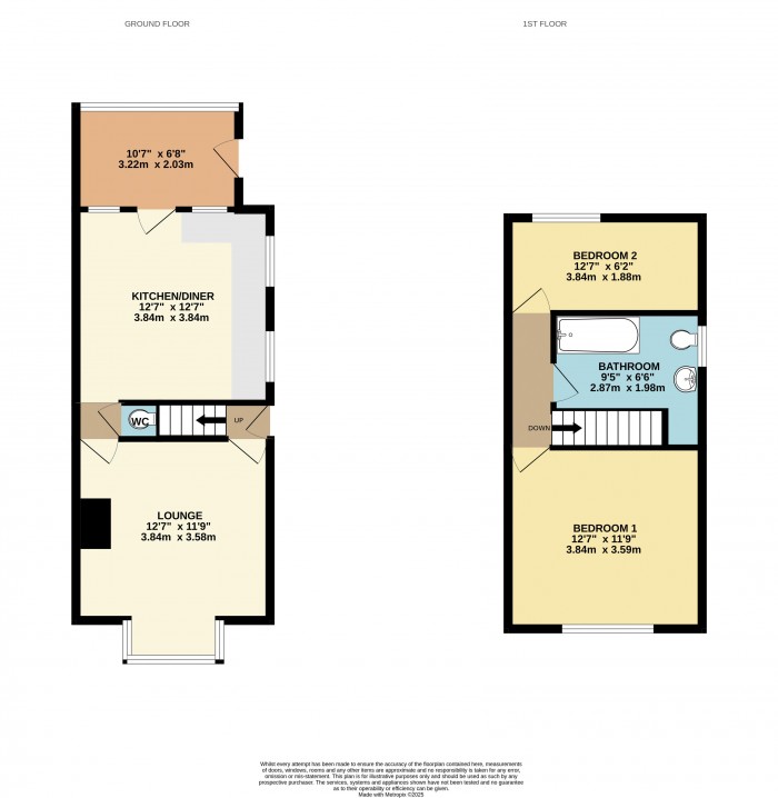 Floorplan for Comforts Avenue, Scunthorpe