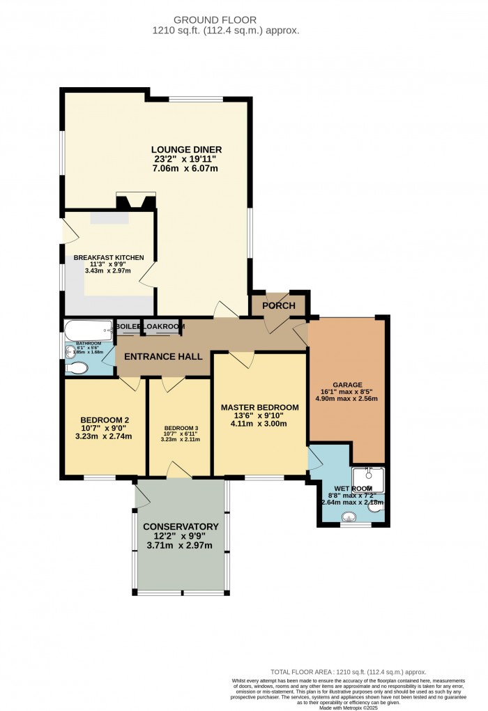 Floorplan for Vauxhall Road, Bracebridge Heath, Lincoln