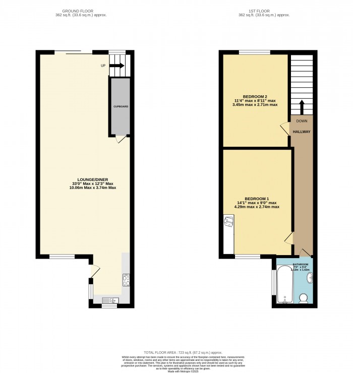 Floorplan for Old Row, Scunthorpe
