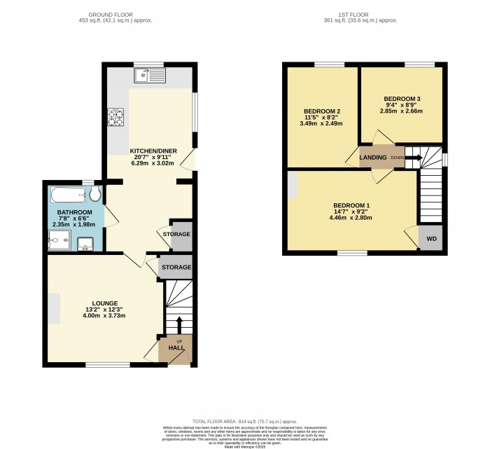Floorplan for Shelley Drive, Lincoln