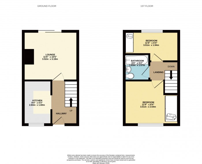 Floorplan for Mackender Court, Ashby