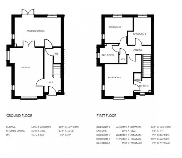Floorplan for Plot 111, The Agate Plus, Langton Rise, Horncastle, LN9 5FJ