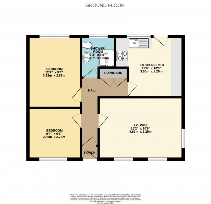 Floorplan for Grammar School Walk, Scunthorpe