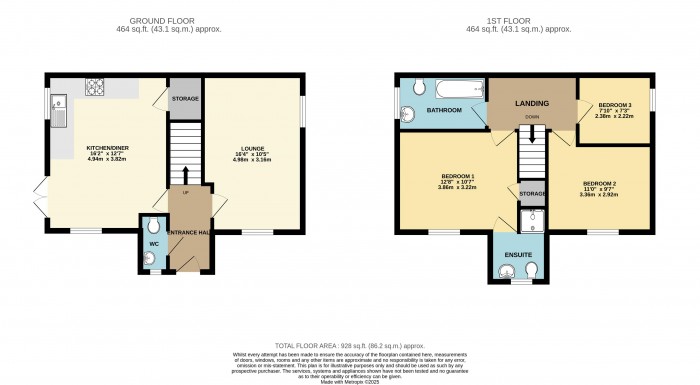 Floorplan for Top Farm Avenue, Navenby, Lincoln