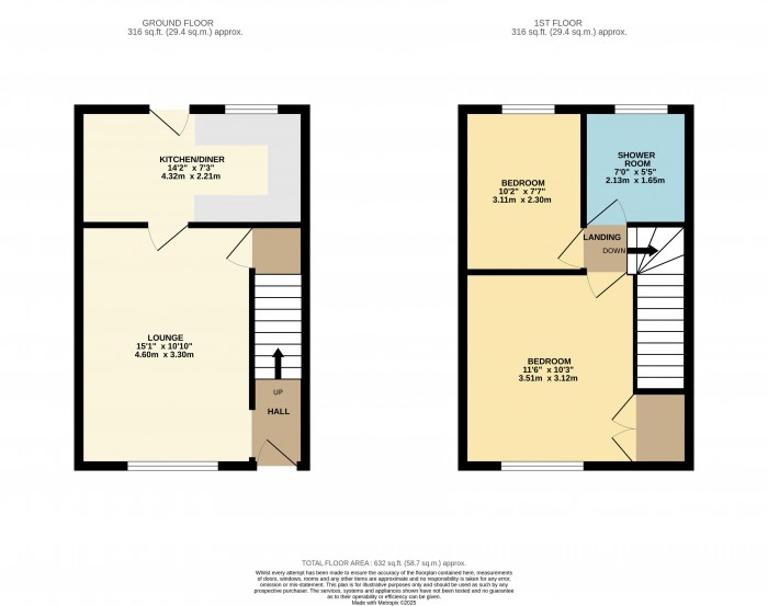 Floorplan for Trinity Court, Brigg