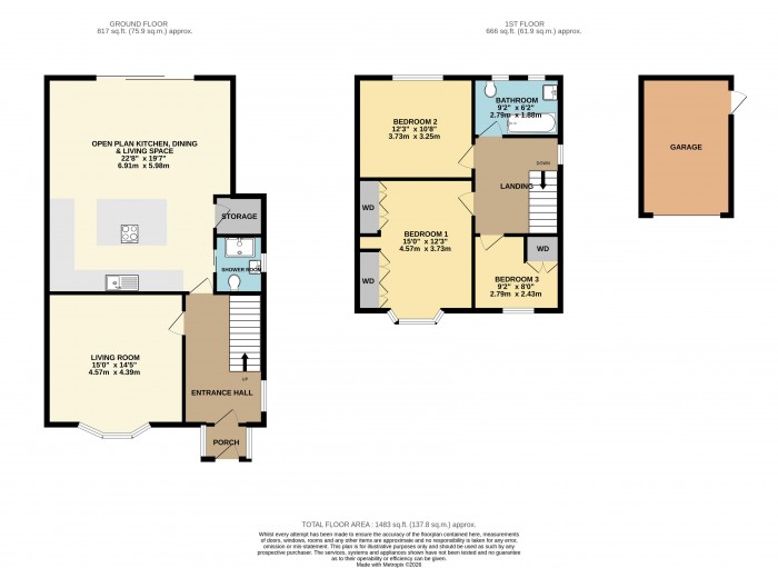 Floorplan for Scarle Close, Off Hykeham Road, Lincoln