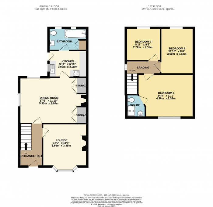 Floorplan for Snelland Road, Wickenby, Lincoln