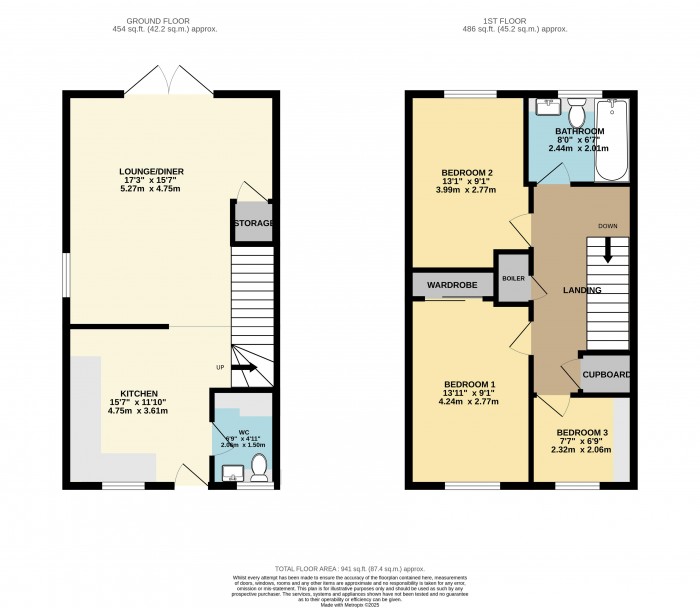 Floorplan for Westbrooke Place, Lincoln