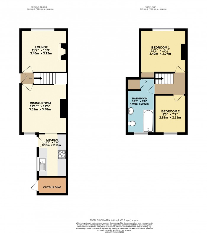 Floorplan for Boundary Street, Lincoln