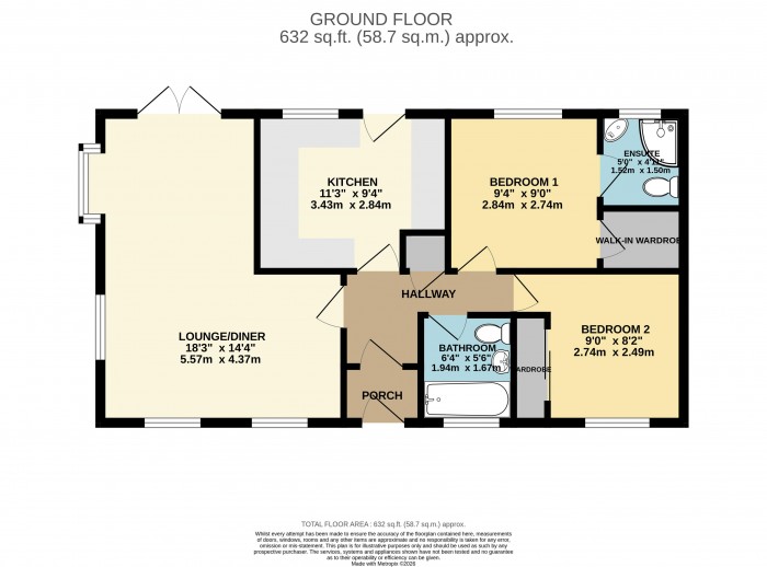 Floorplan for Kensington Grove, Torksey Lock, Lincoln