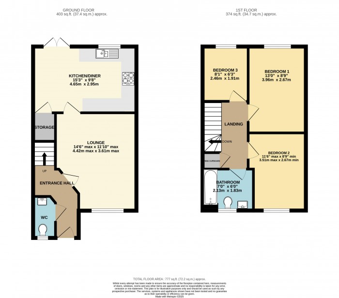 Floorplan for Lexington Road, Lincoln
