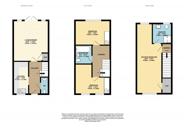 Floorplan for Sanderling Way, Scunthorpe