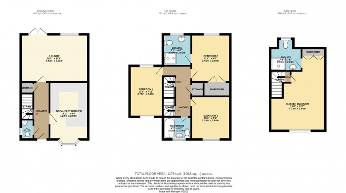 Floorplan for Dorrigan Close, St. George's Park, Lincoln