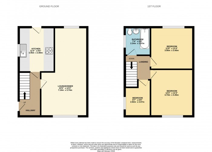 Floorplan for Ogilvy Drive, Bottesford