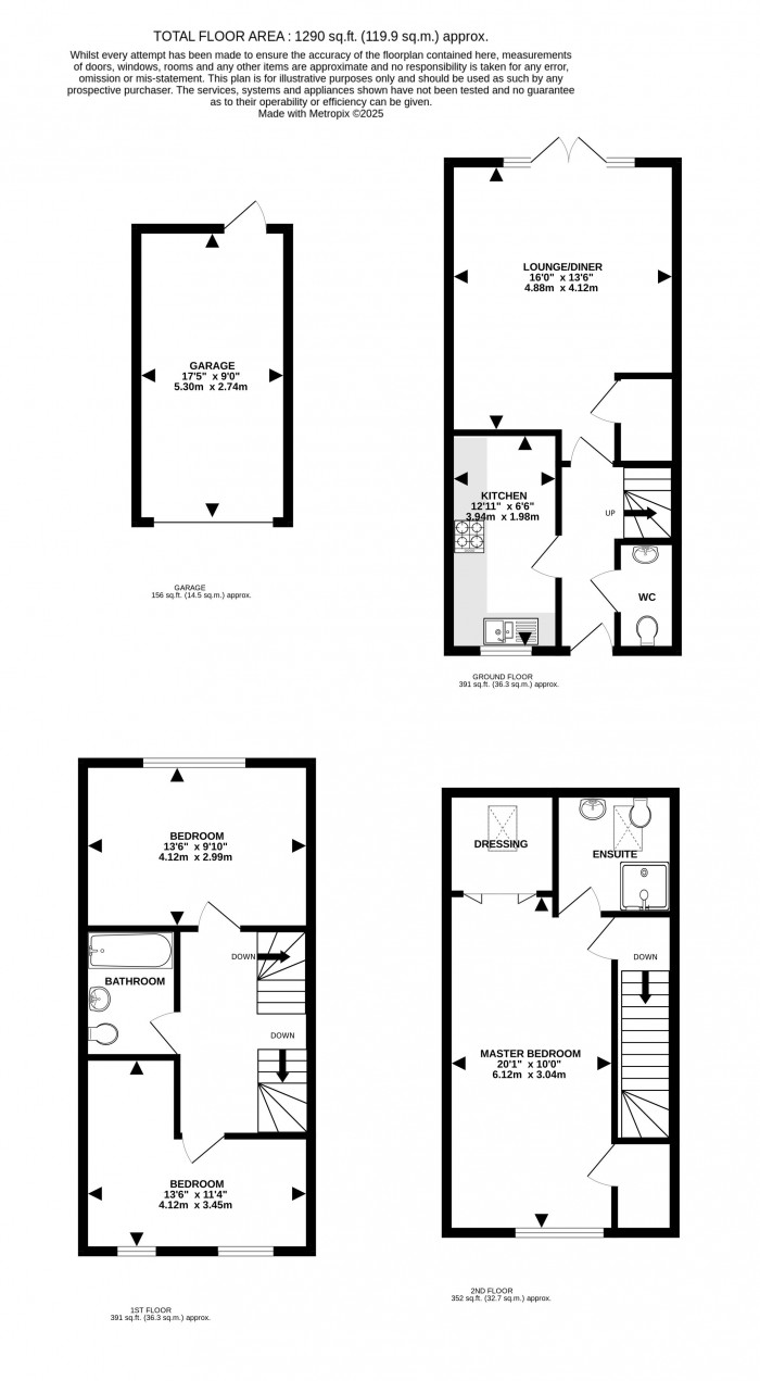 Floorplan for Stocking Way, Carlton Boulevard, Lincoln