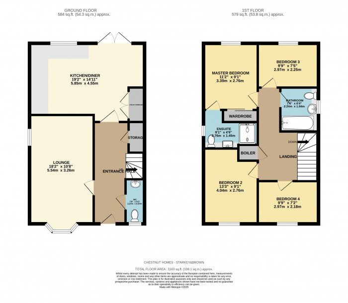 Floorplan for Lincoln Road, Dunholme, Lincoln