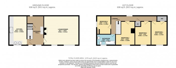 Floorplan for West View, Bardney, Lincoln