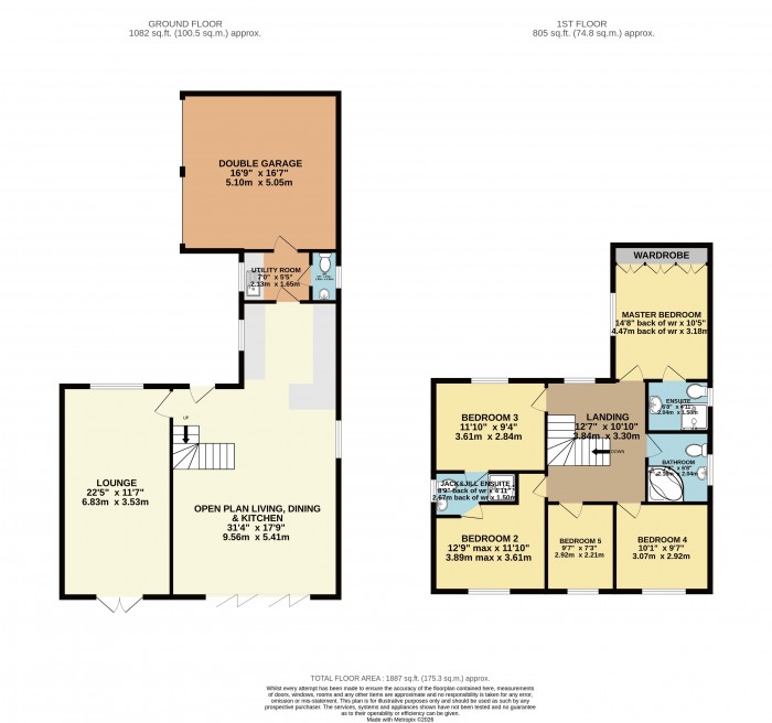 Floorplan for Richmond Drive, North Hykeham, Lincoln