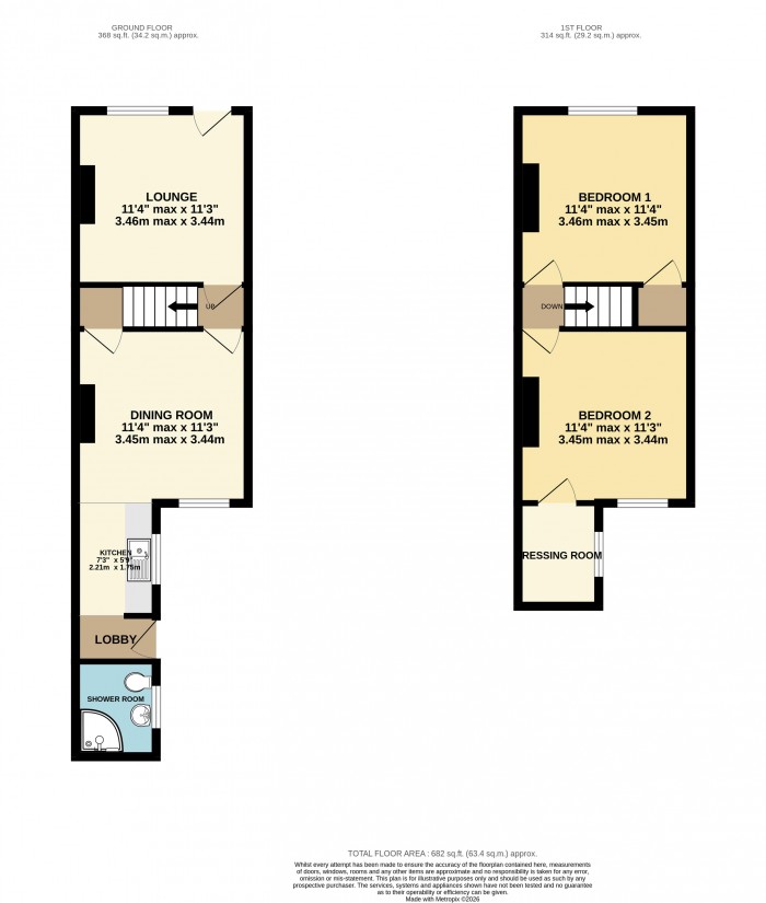 Floorplan for Stanley Place, Lincoln