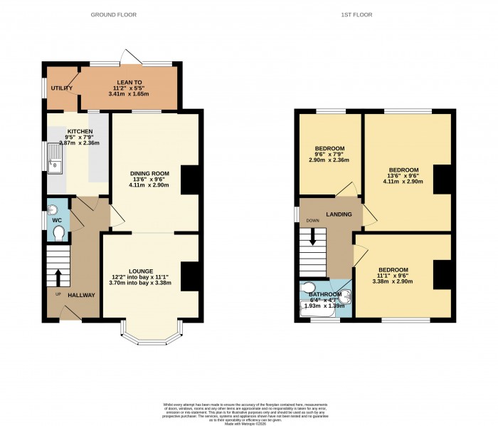 Floorplan for Collum Gardens, Ashby