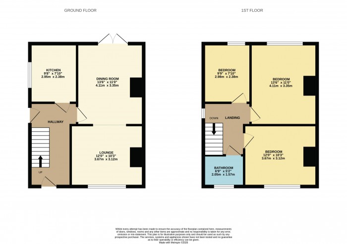 Floorplan for Collum Gardens, Ashby