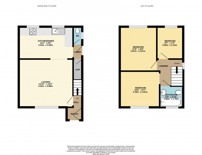 Floorplan for Avenue Vivian, Scunthorpe