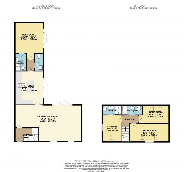 Floorplan for Sleaford Road, Metheringham, Lincoln