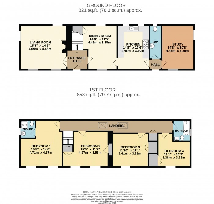 Floorplan for Walnut Cottage, Grosvenor Square, Wellingore