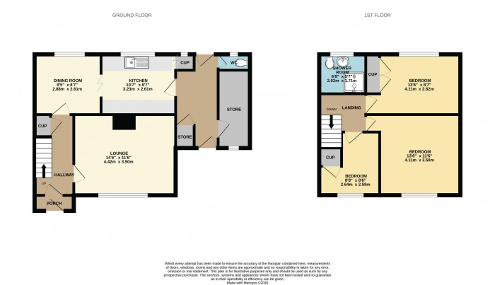 Floorplan for Laburnum Grove, Scunthorpe