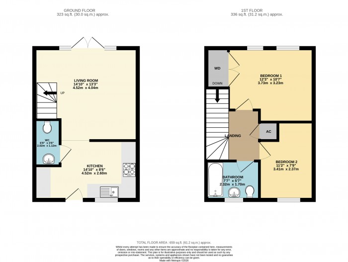 Floorplan for Chantry Park, Market Rasen