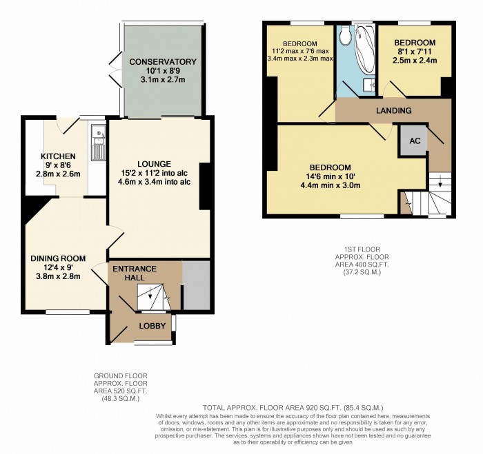 Floorplan for Chaucer Drive, Lincoln