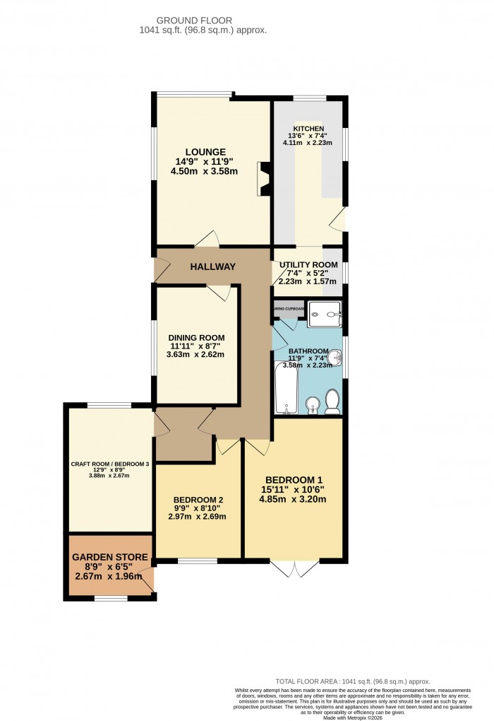 Floorplan for Laburnum Drive, Cherry Willingham, Lincoln