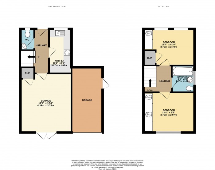 Floorplan for The Old Moorings, Eastoft