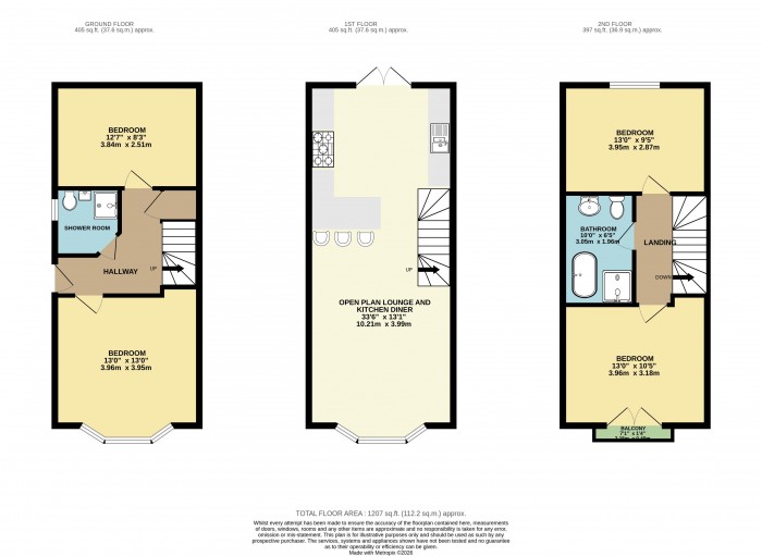 Floorplan for Yarborough Road, Lincoln