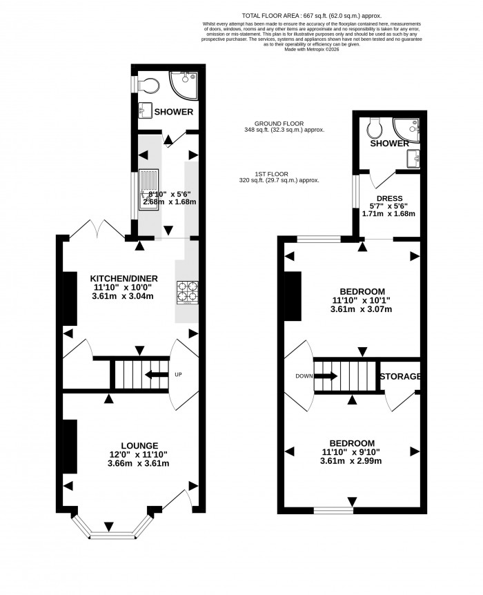 Floorplan for Foster Street, Lincoln