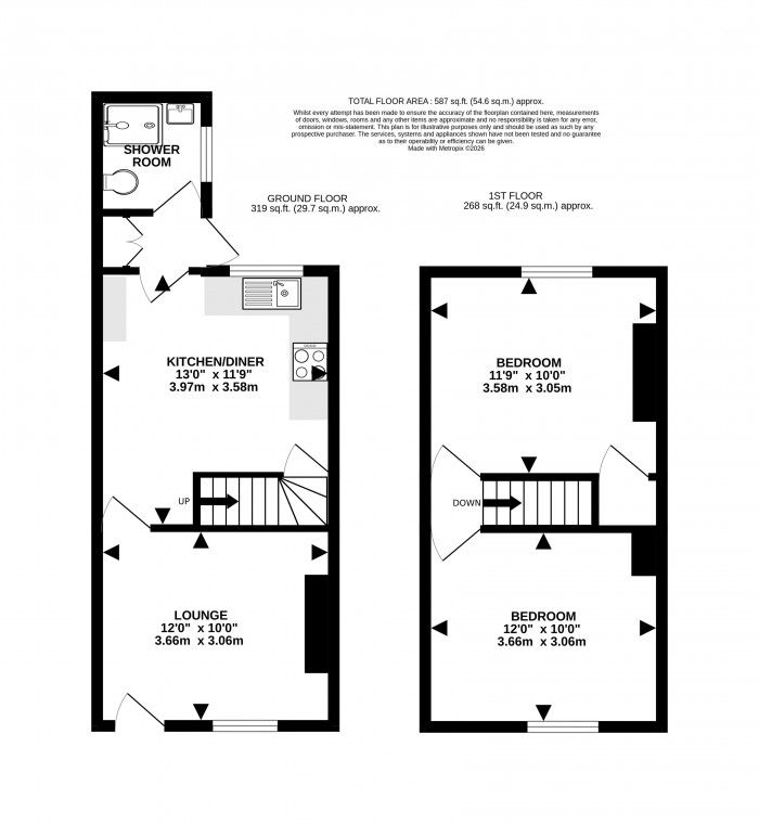 Floorplan for Motherby Lane, Lincoln
