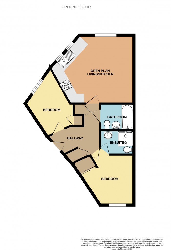 Floorplan for Pintail Close, Scunthorpe