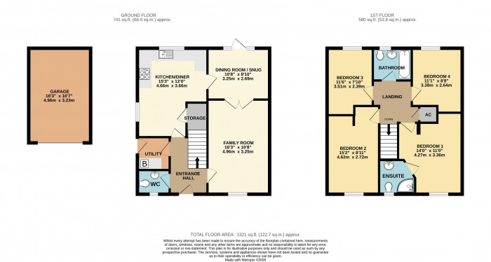 Floorplan for Halfpenny Close, Welton, Lincoln