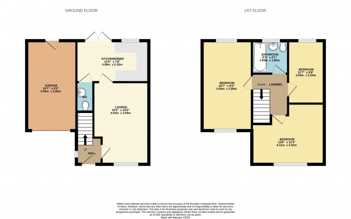 Floorplan for Minerva Close, Scunthorpe