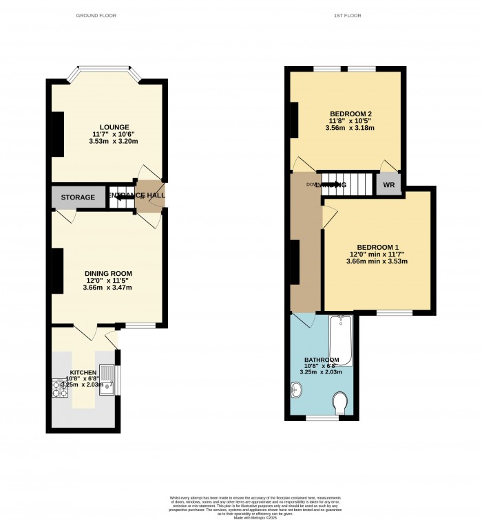 Floorplan for Frederick Street, Lincoln