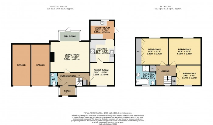 Floorplan for Dawnhill Lane, Hemswell